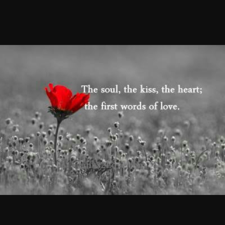 1st words of love..