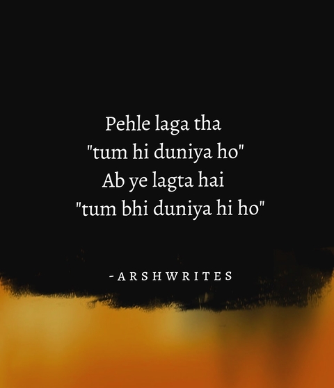Two lines shayari.