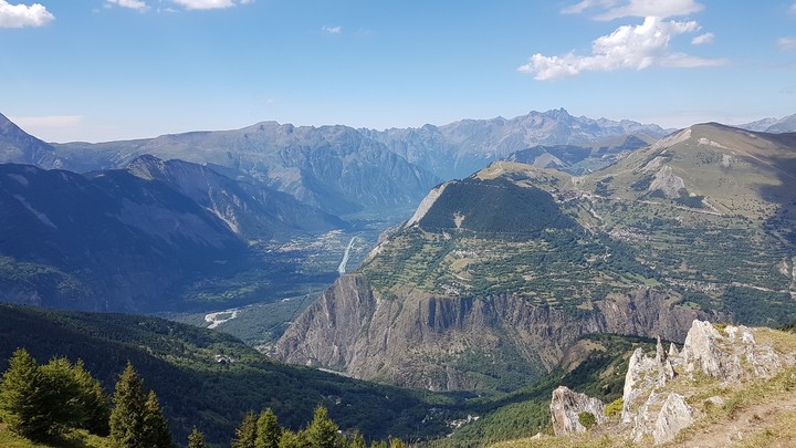Valley in the France Alps