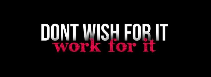 Work for it!
