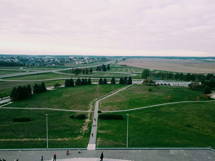 Minsk ahead, Belarus