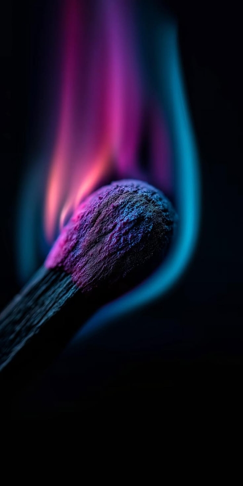 Purple, Match, Flame