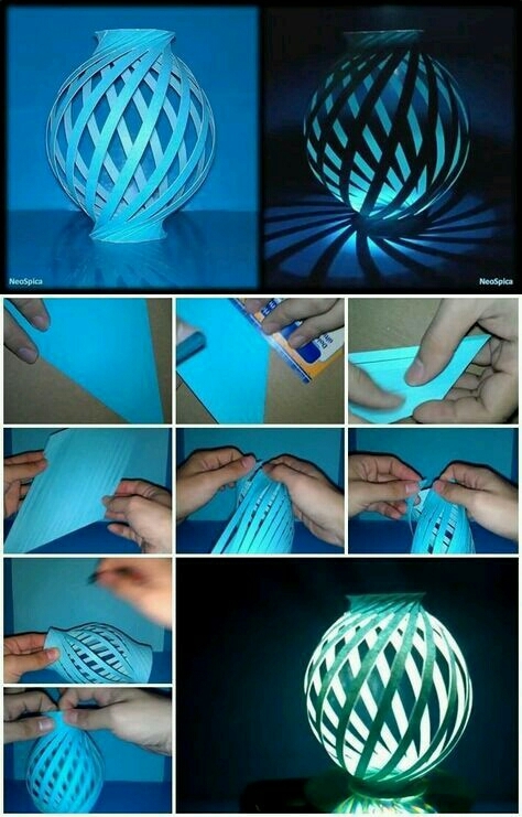 how to made you paper lamp ball?