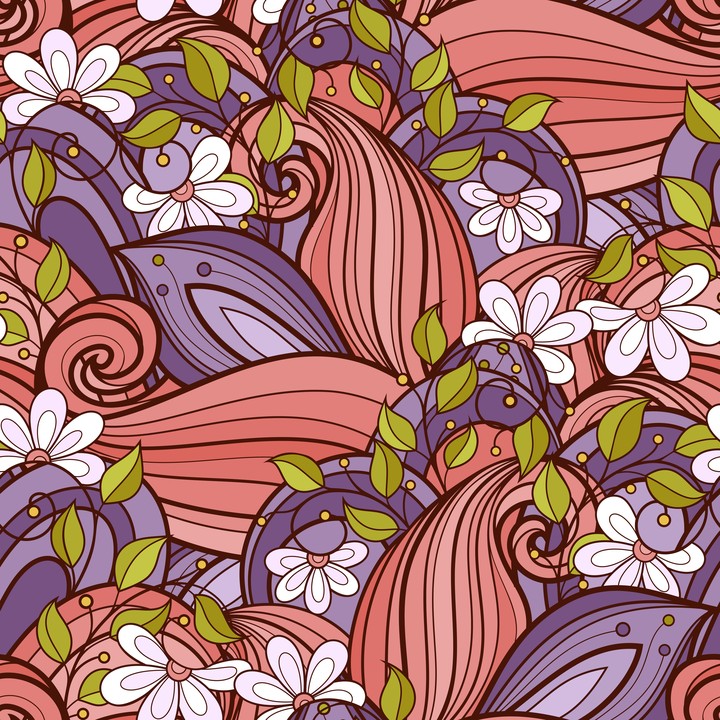 Patterns Flowers Doodles