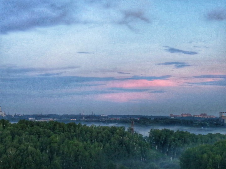 Pink sky
