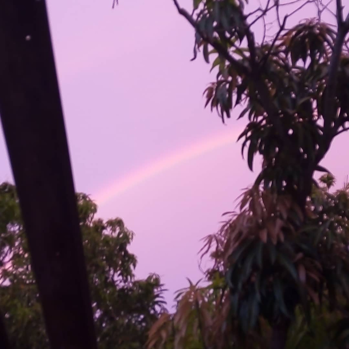 arcoiris de atardecer