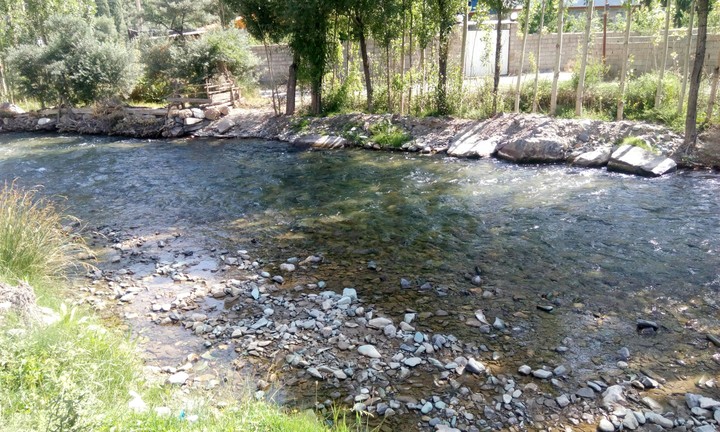 The river