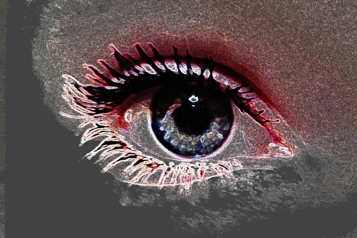 colorful eye