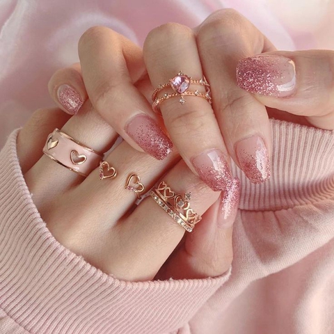 All pink