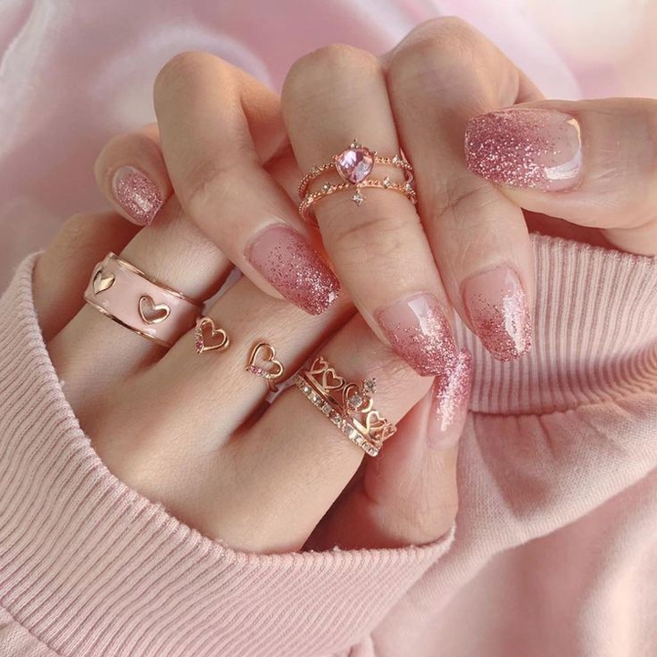 All pink