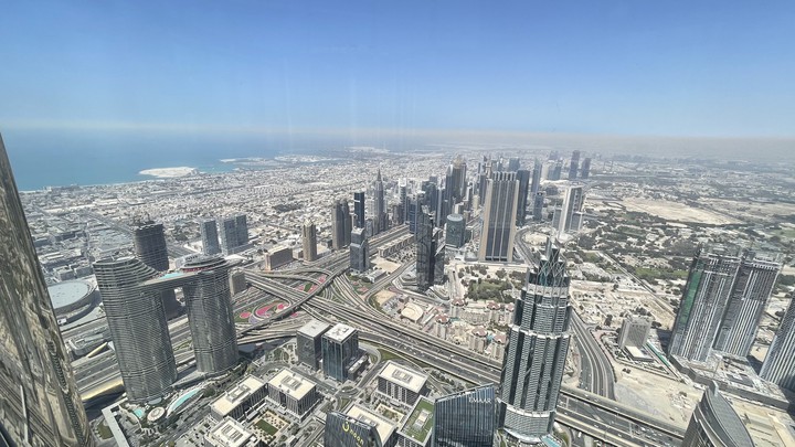 up in tower