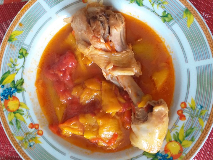 pollo con peperoni