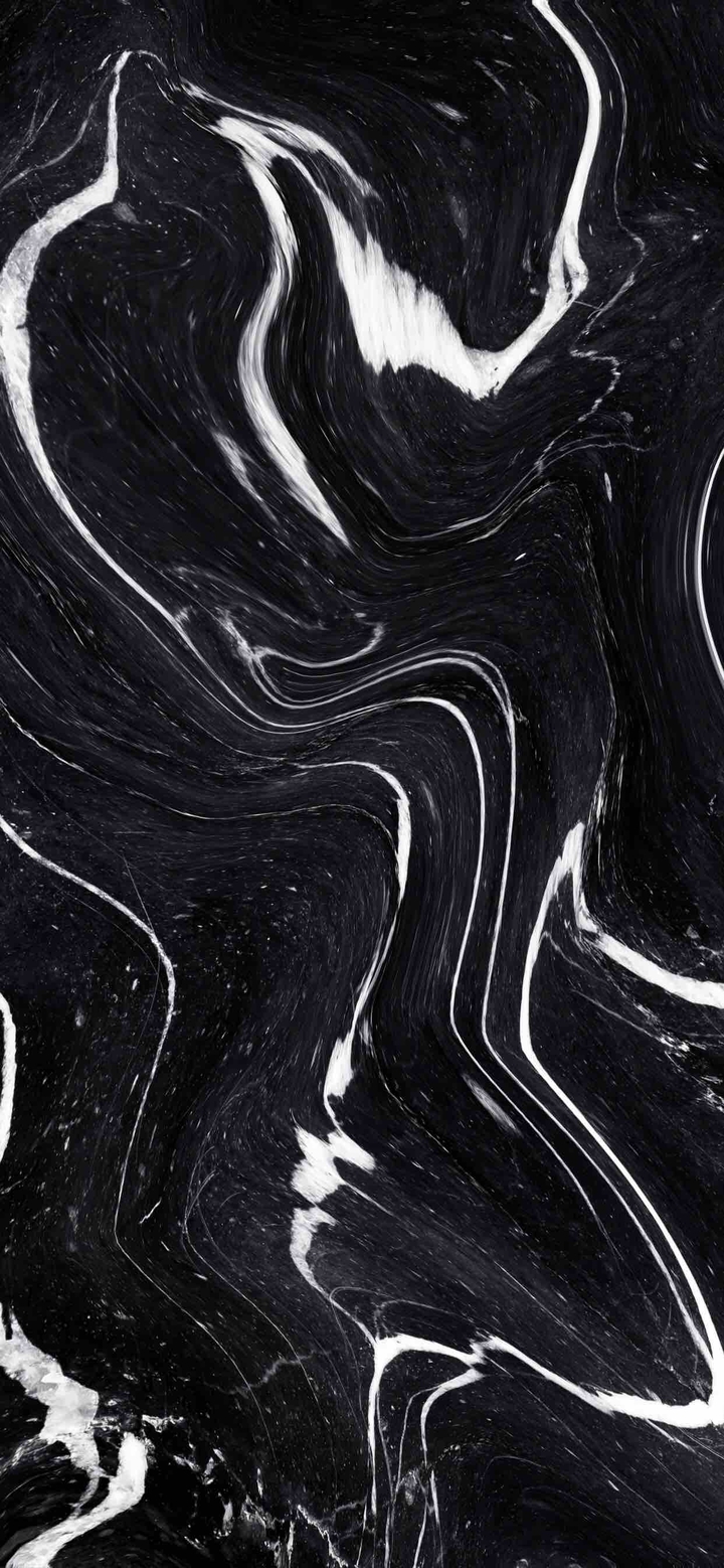 black • white marbling
