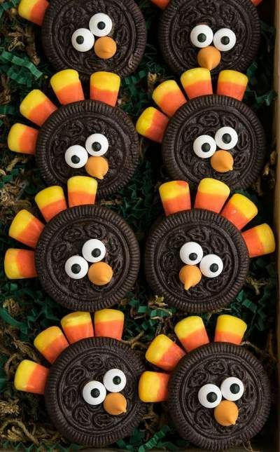 cute Oreo turkeys