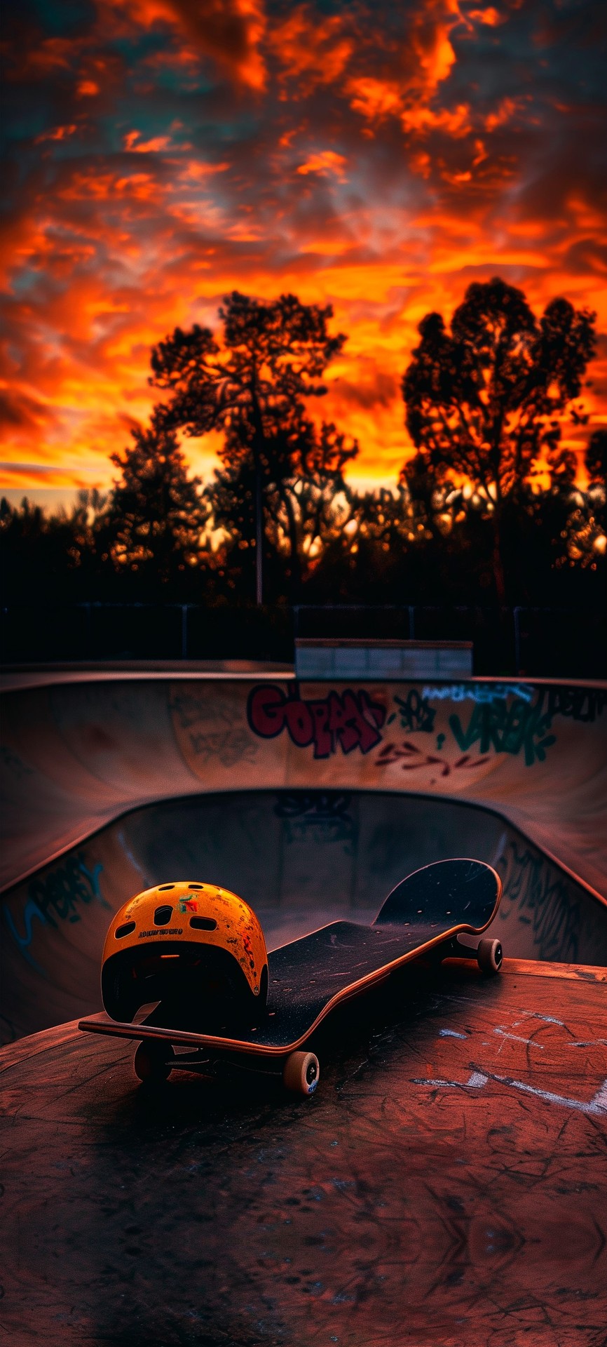 sfondi dusk, skateboard