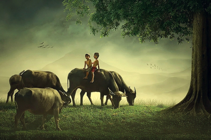 childrens playing around the world