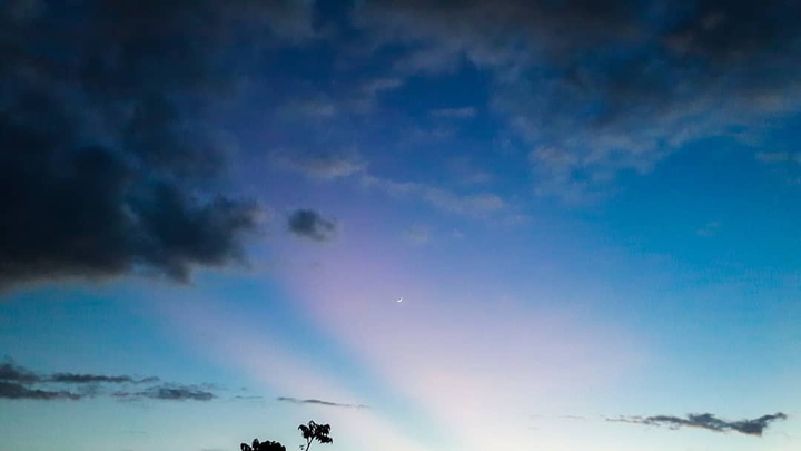 Moon in the sky