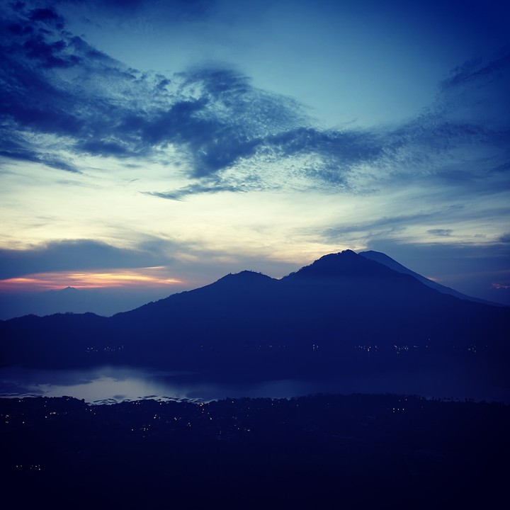 sunrise at mt batur, bali