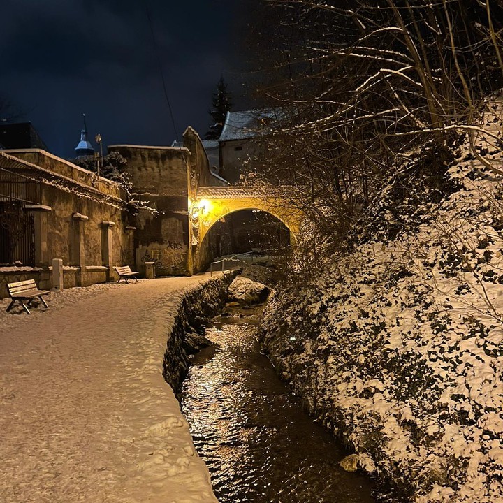 Winter road walk