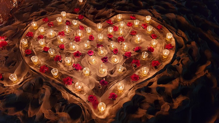 candle heart