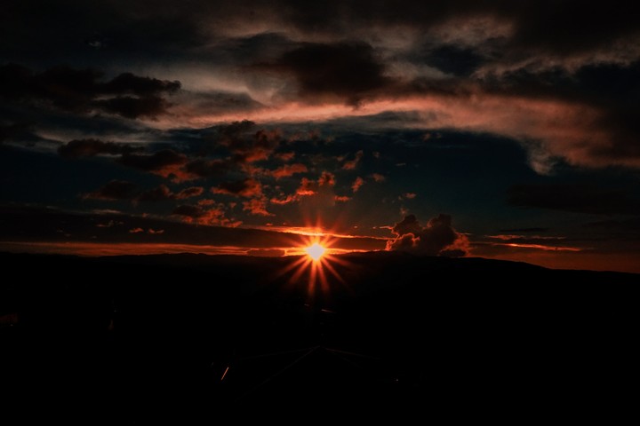 Sunset on a winter's day
