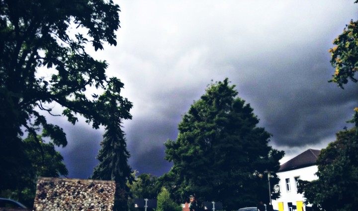 dark clouds