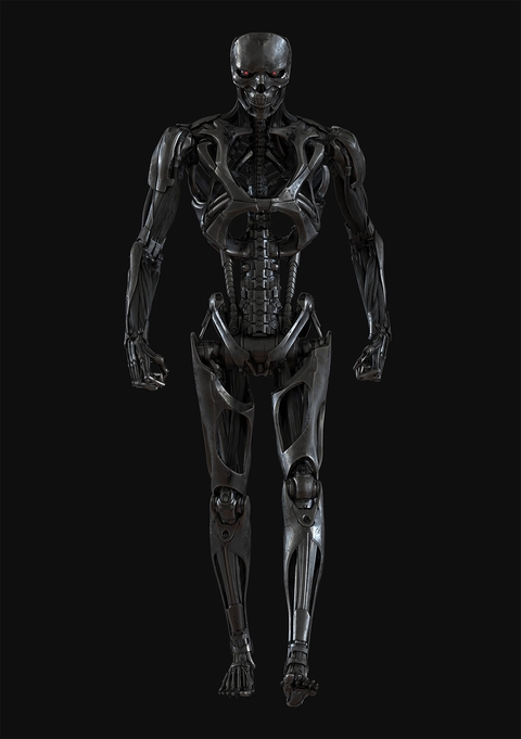REV-9 Model Endoskeleton