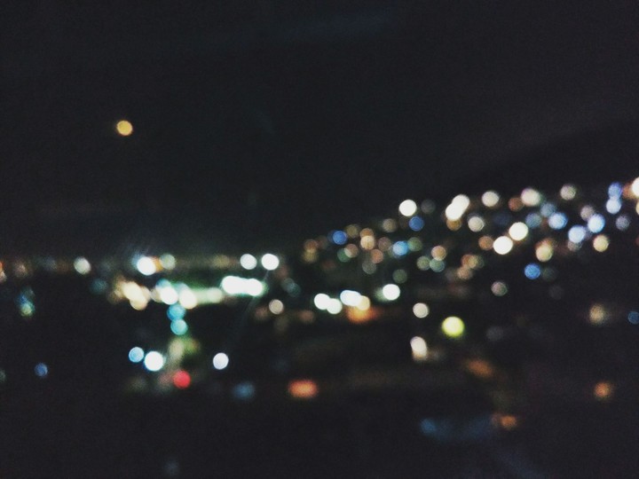 into the darkness