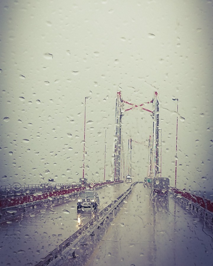 Puente del río parana