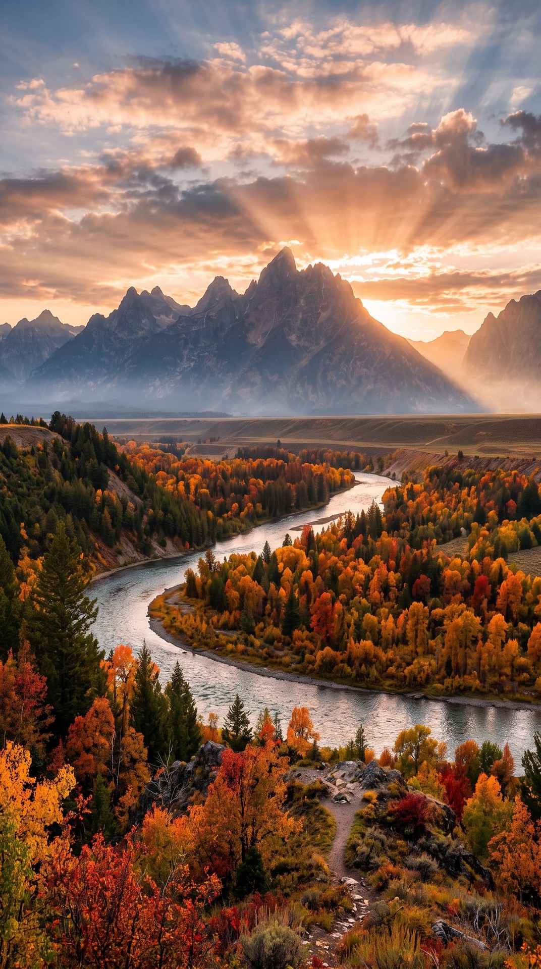 Sky, Water, Mountainous_landforms
