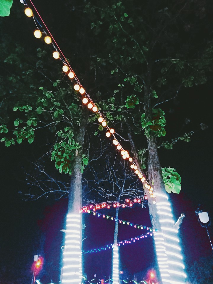 the neon light