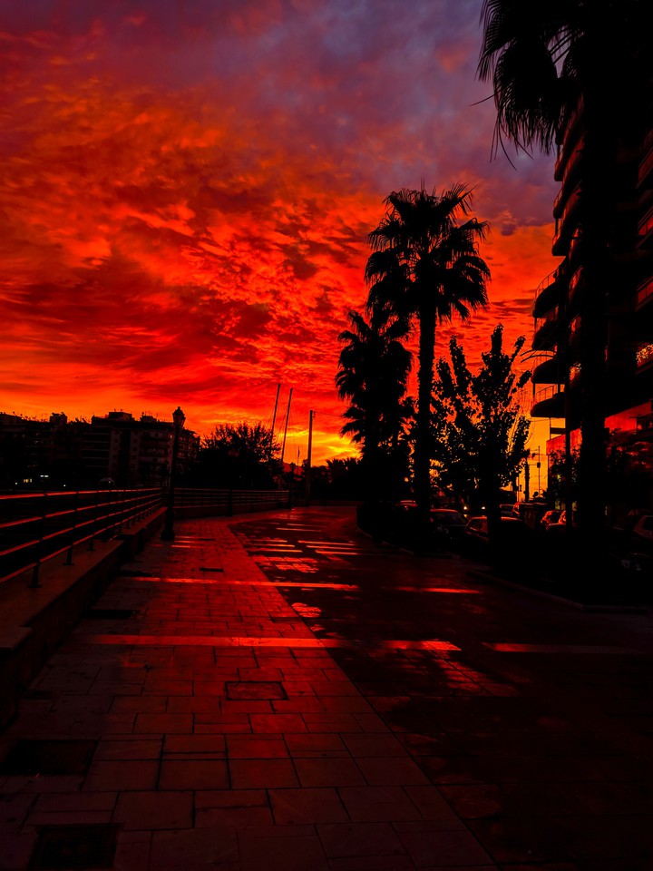 blood Red dawn