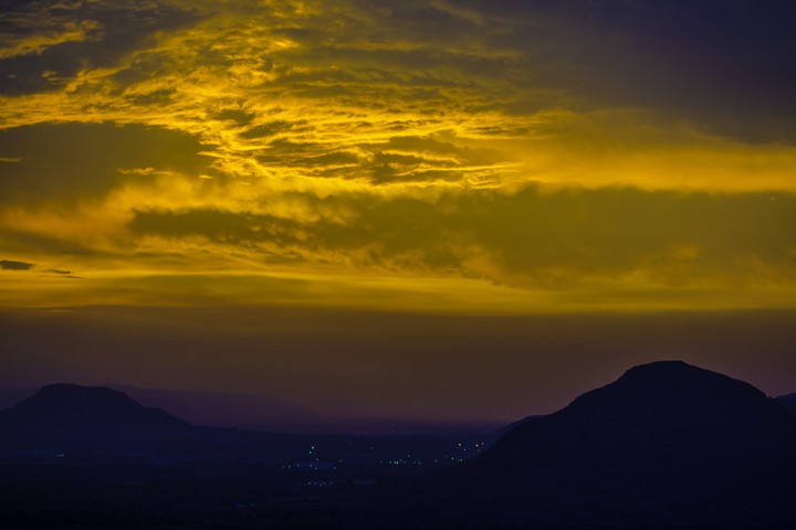 sunset orange sky