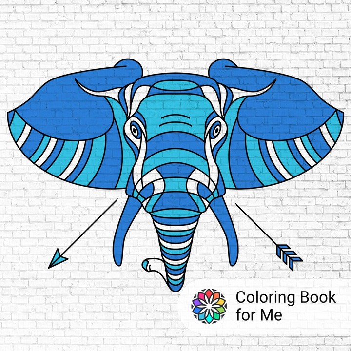 Painting an elephant.