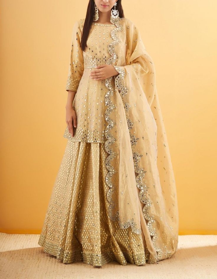Indian Mirror Work Lehenga