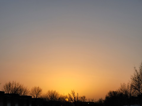 yellow sunset