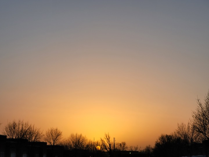yellow sunset