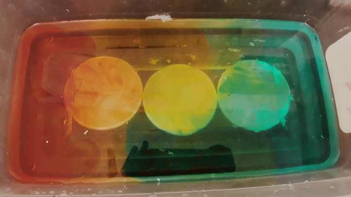Rainbow water
