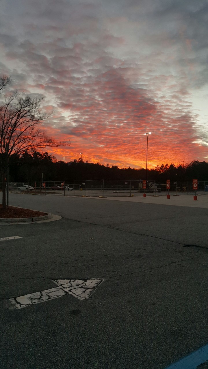 shopping sunset