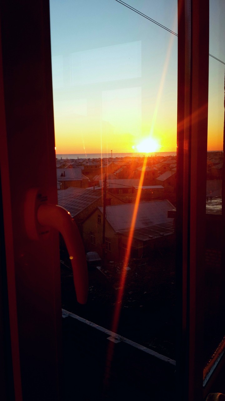 Sunrise in my window