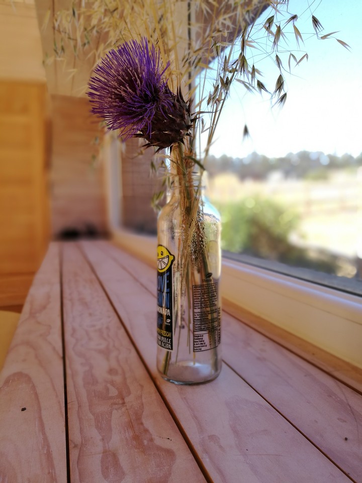 florero rústico