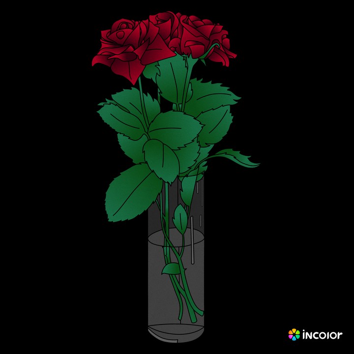Emma's  red roses