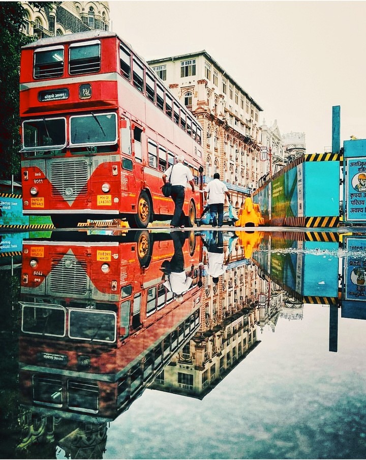 reflection of the city