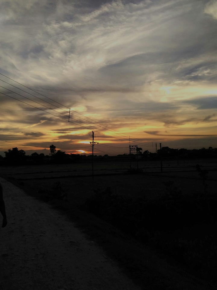 a beautiful sunset