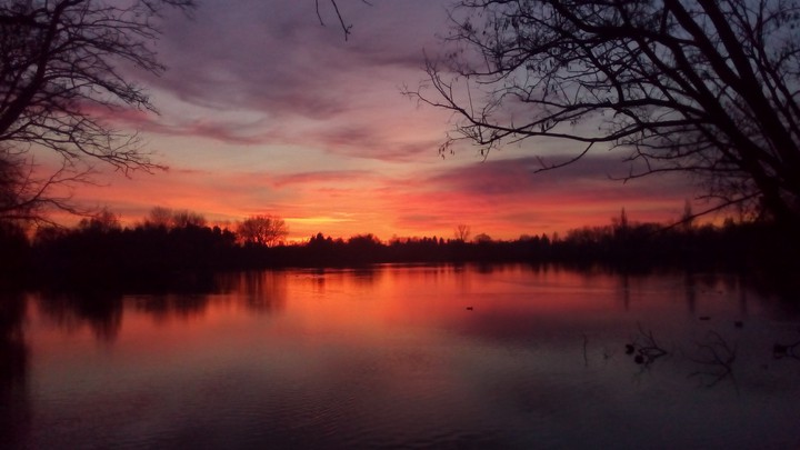 Sunrise at the lake