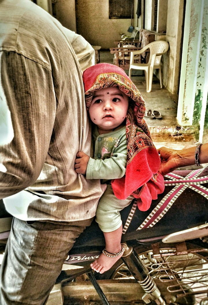 cute baby bike smile