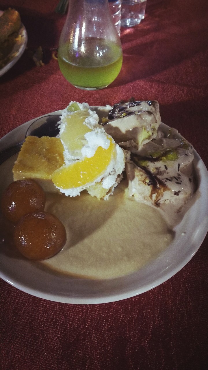 dessert platter