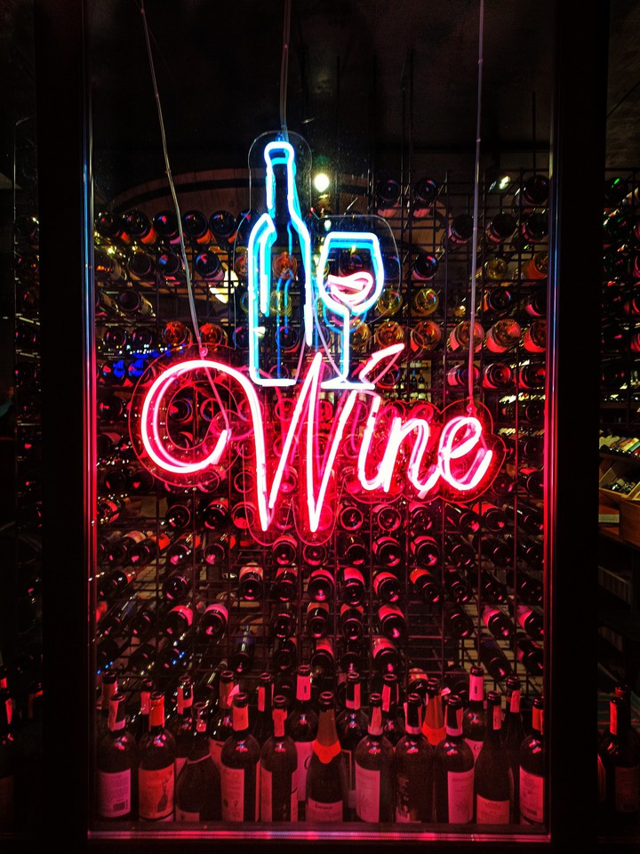 neon wine