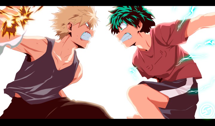 Midoriya vs Bakugou