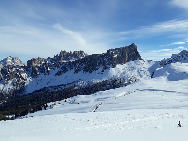 beautiful winter panorama
